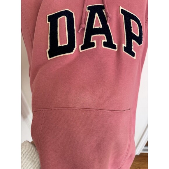 GAP DAP X DAPPER DAN Hoodie M Pink - Picture 3 of 7